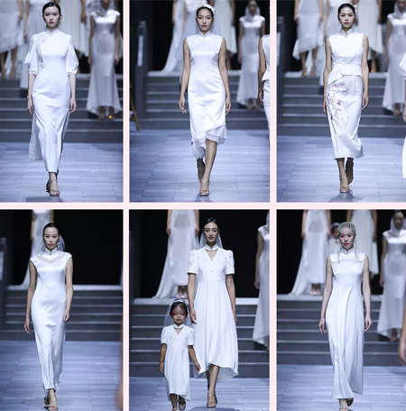 锦玺唐龙凤鹤囍中式华服大秀 万物复苏共赴春光