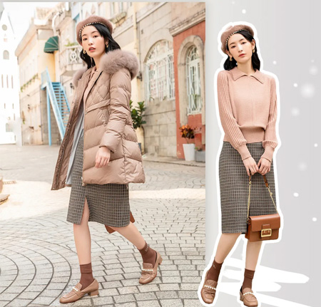 优美世界双11上新 降温必备羽绒绒化了冬天的寒凉